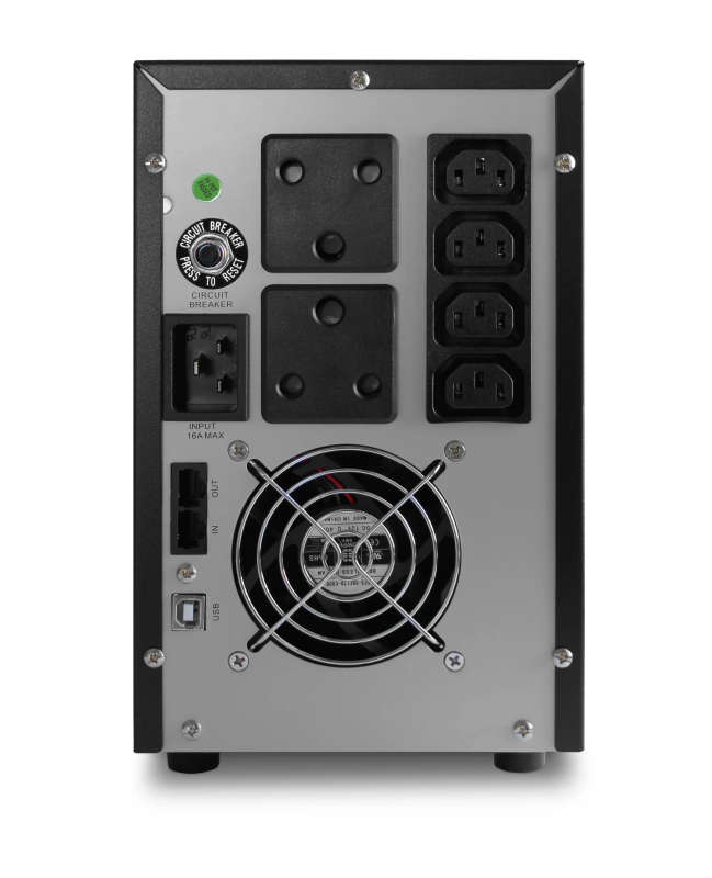 RCT 3000VA Line-Interactive UPS - 3000VA/1800W with Power Cables, 6 Month Battery Warranty