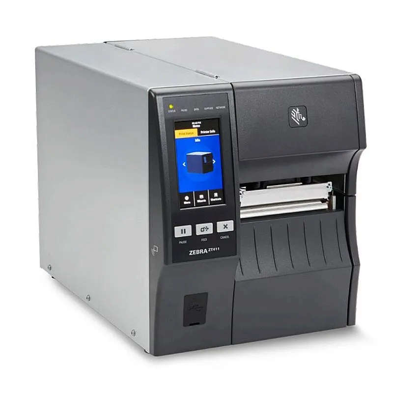 Zebra ZT411 Thermal Transfer Printer - 4'', 203 dpi, USB, Ethernet