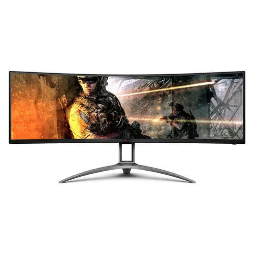 AOC AG493UCX2 AGON Gaming Monitor - Curved 49 inch, Dual QHD 5120x1440, 165Hz