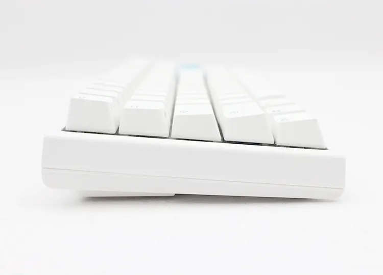 Ducky One 2 Pro 60% Keyboard - White - Cherry Silent Red