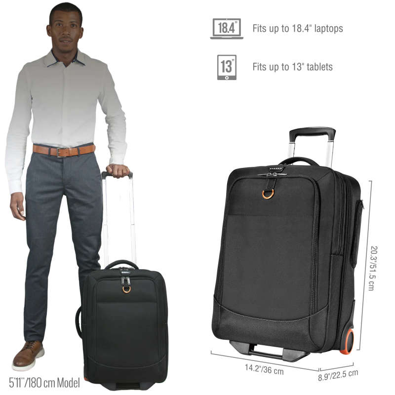 Everki EKB420 Wheeled 15''-18.4'' Laptop Trolley Bag