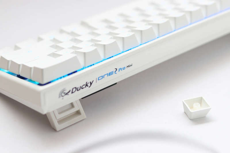 Ducky One 2 Pro Keyboard - 60% in White with Cherry Brown Switches