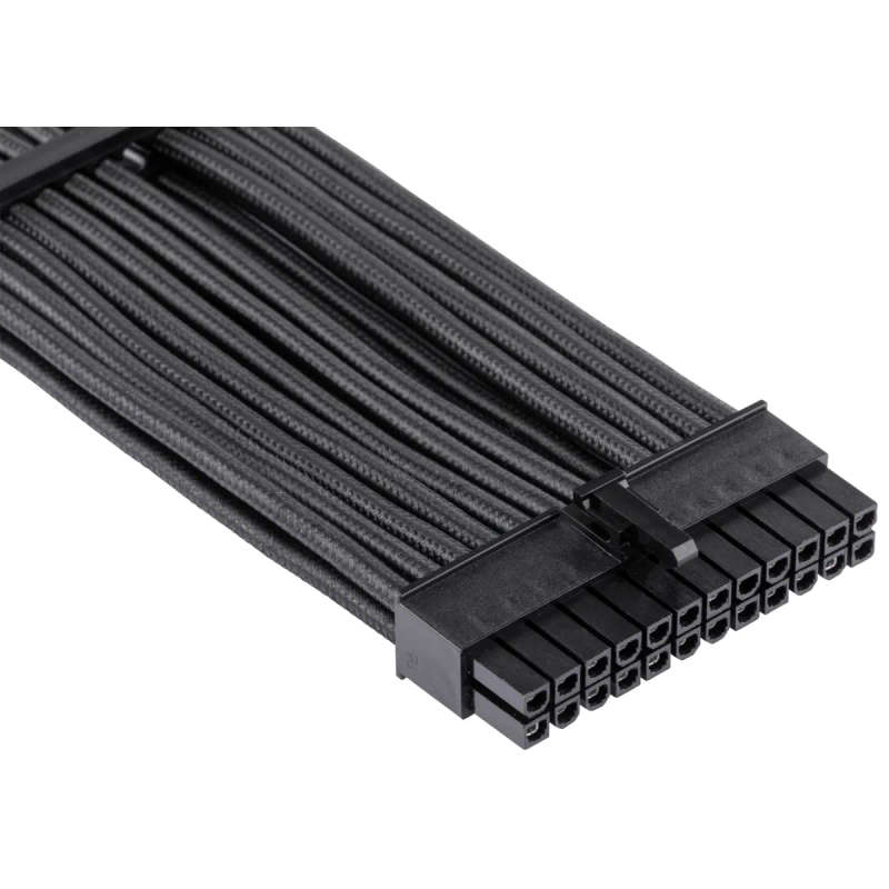 Corsair Premium Individually Sleeved Black PSU Cable Kit - Starter Package
