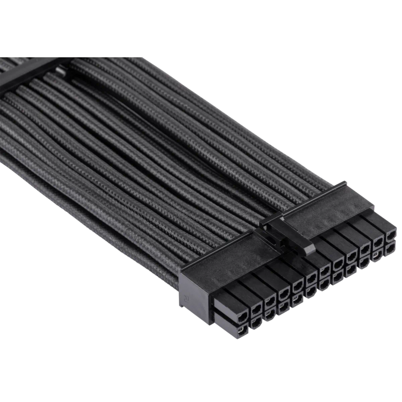 Corsair Premium Individually Sleeved Black PSU Cable Kit - Starter Package