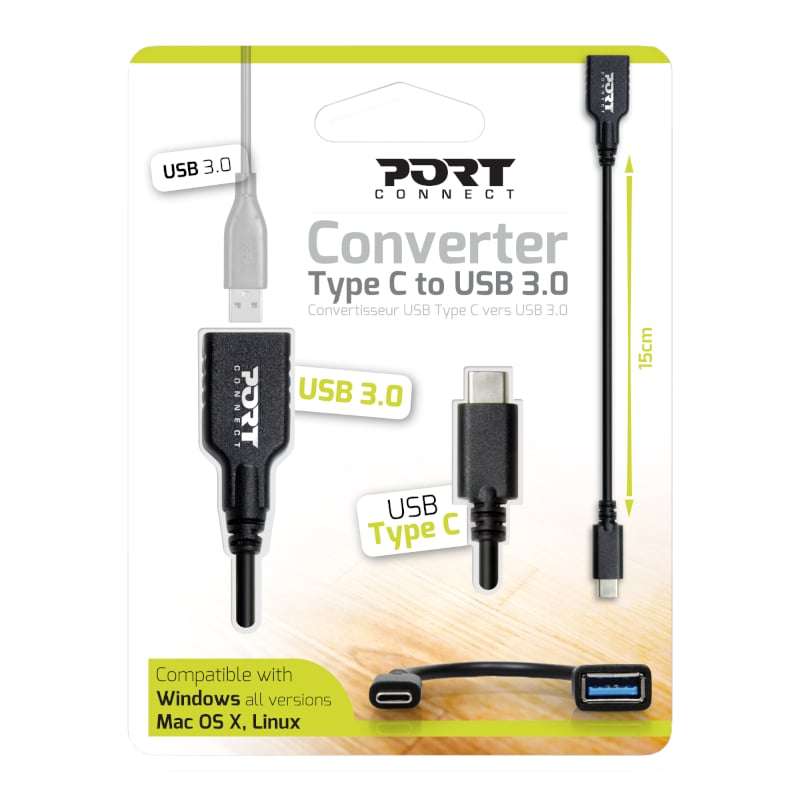 Port Type-C to USB 3.0 Adapter - 15cm