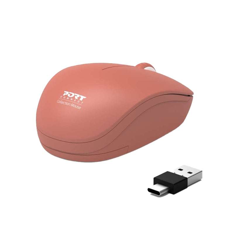 Port Connect Mouse Collection II - Wireless Terracotta
