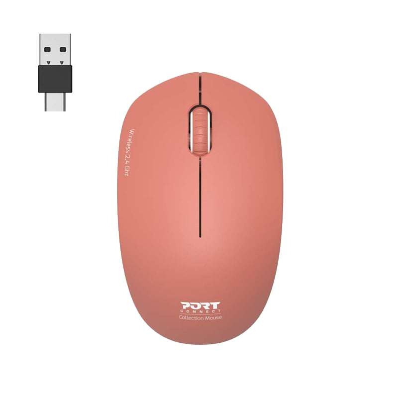 Port Connect Mouse Collection II - Wireless Terracotta