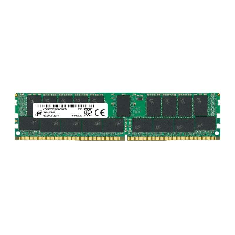 Micron 64GB 3200MHz DDR4 RDIMM Memory