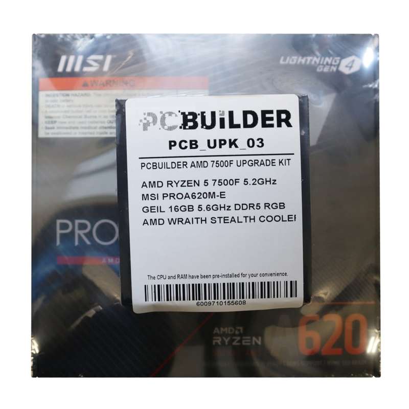PCBuilder AMD Ryzen 5 7500F Core Upgrade Kit