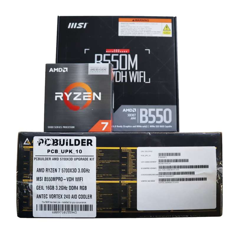 PCBuilder AMD Ryzen 7 5700X3D Upgrade Kit