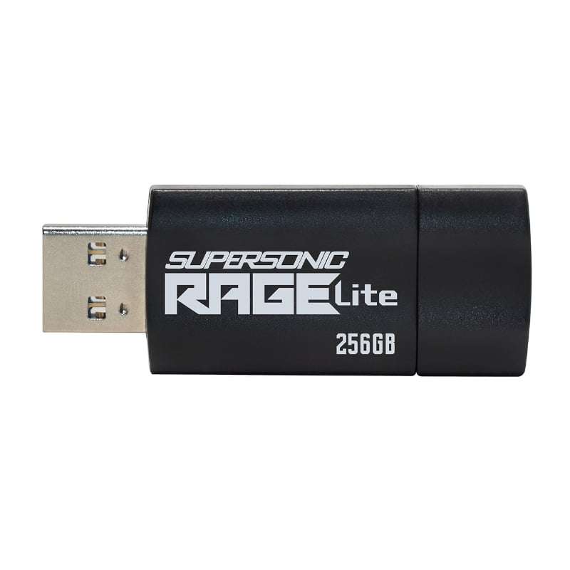 Patriot Rage Lite 256GB USB 3.2 Flash Drive - Black
