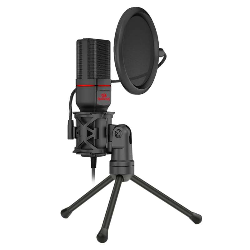 REDRAGON SEYFERT Gaming Microphone with Tripod - Black