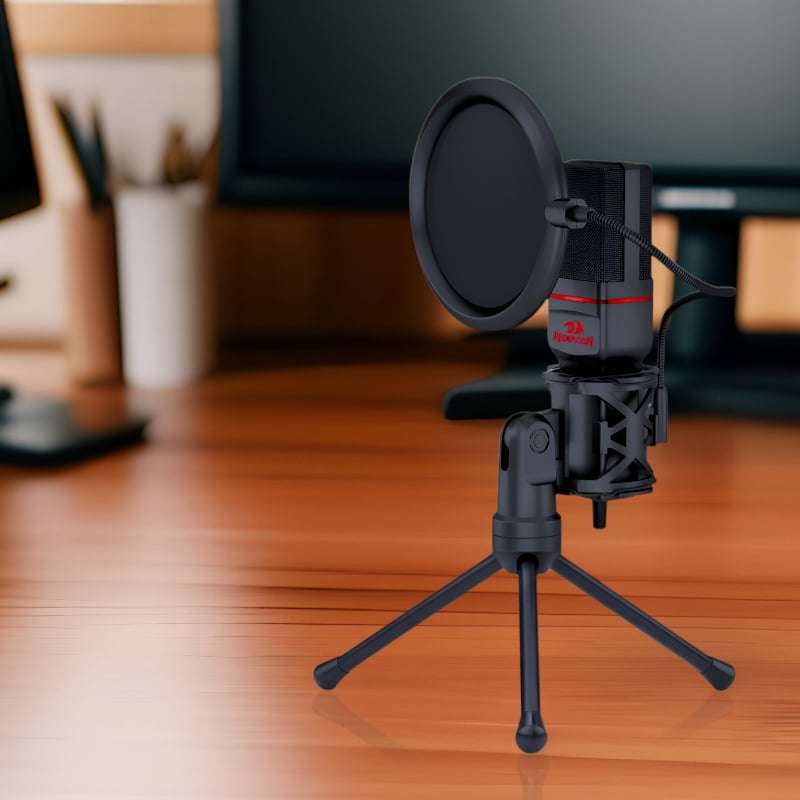 REDRAGON SEYFERT Gaming Microphone with Tripod - Black