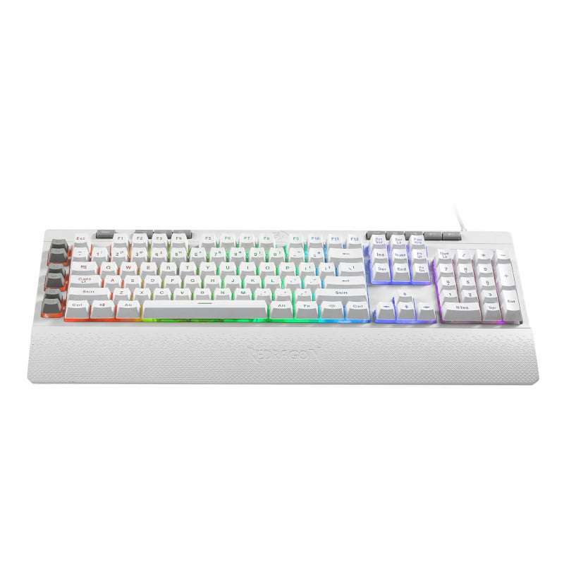 Redragon Shiva White Membrane Keyboard