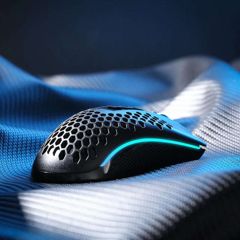 REDRAGON STORM 12400DPI Ergonomic RGB Gaming Mouse - Black