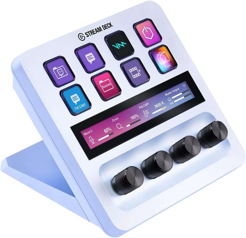 Elgato Stream Deck + with 8 Customizable LCD Keys