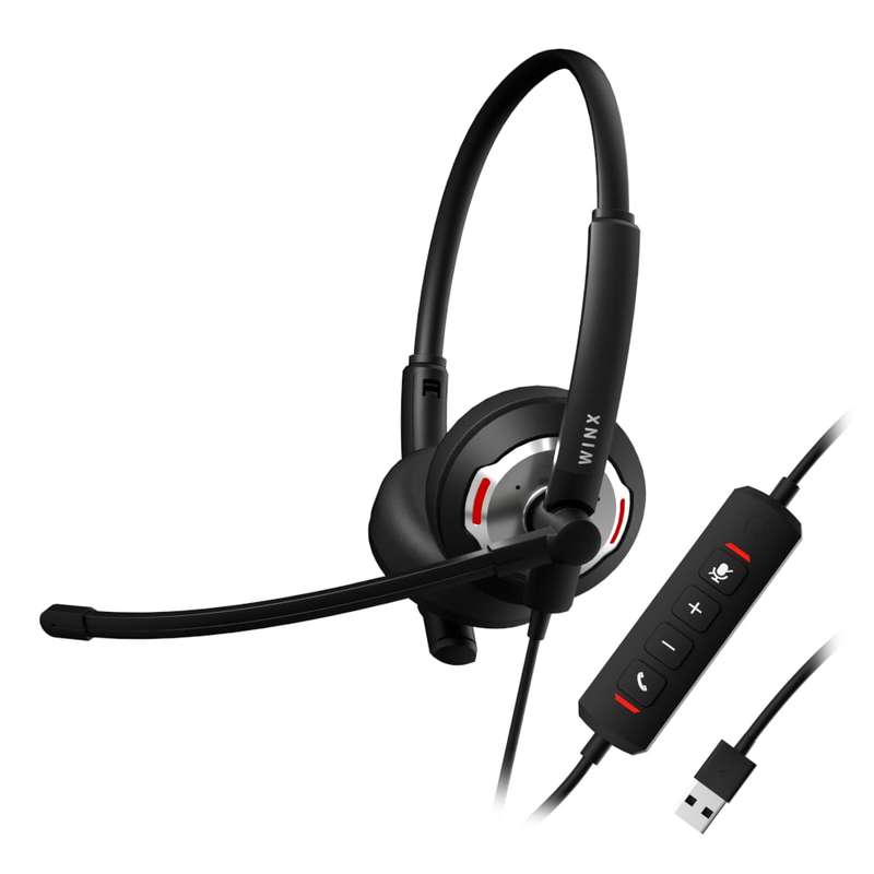 WINX CALL Pro AI Noise Cancelling Microphone Headset