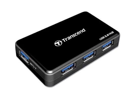 TRANSCEND USB 3.0 - 4 Port Hub - Powered