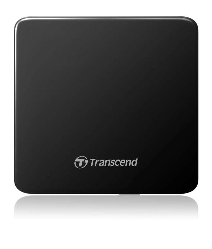 Transcend 8X Ultra-Slim USB DVD-RW - Black