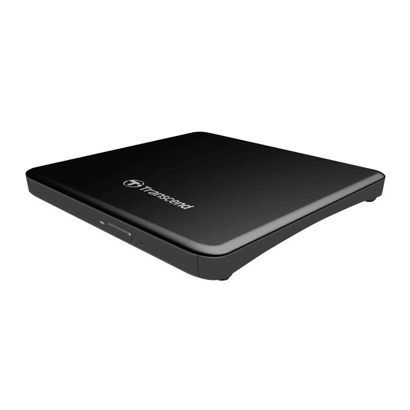 Transcend 8X Ultra-Slim USB DVD-RW - Black