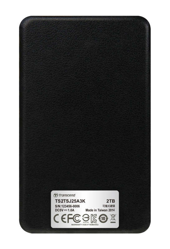 Transcend 2TB StoreJet 25A3 USB 3.1 HDD