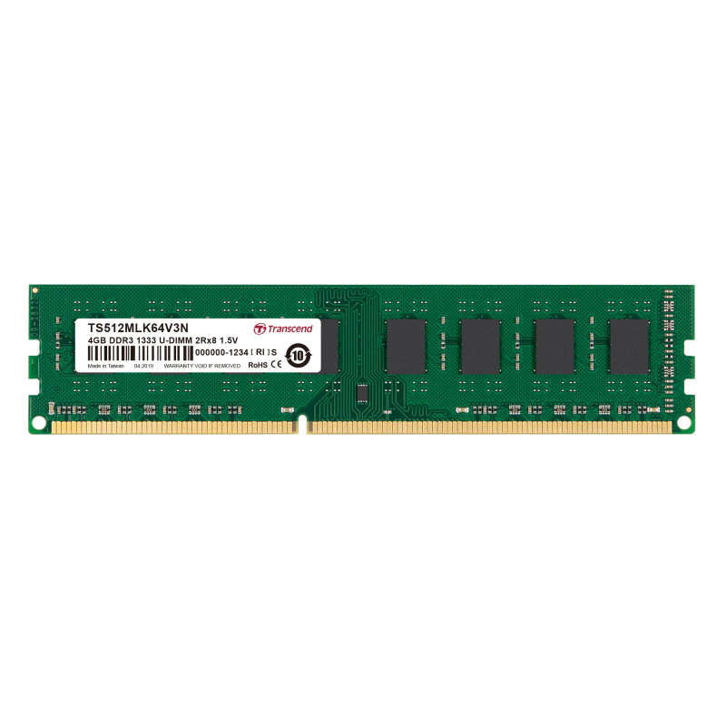 Transcend 4GB DDR3-1333 Desktop DIMM RAM