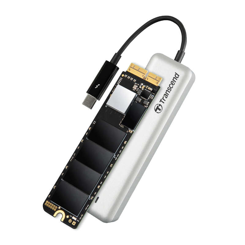 TRANSCEND 960GB JetDrive 855 NVMe PCI-3 SSD Upgrade Kit for Mac with PCI-E Thunderbolt Enclosure