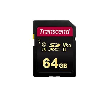 TRANSCEND 700S 64GB UHS-II U3 V90 Class 10 SDXC Card - MLC