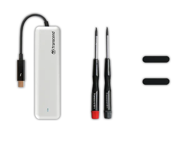 TRANSCEND 960GB JetDrive 855 NVMe PCI-3 SSD Upgrade Kit for Mac with PCI-E Thunderbolt Enclosure