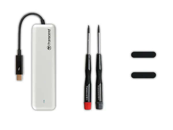 TRANSCEND 960GB JetDrive 855 NVMe PCI-3 SSD Upgrade Kit for Mac with PCI-E Thunderbolt Enclosure