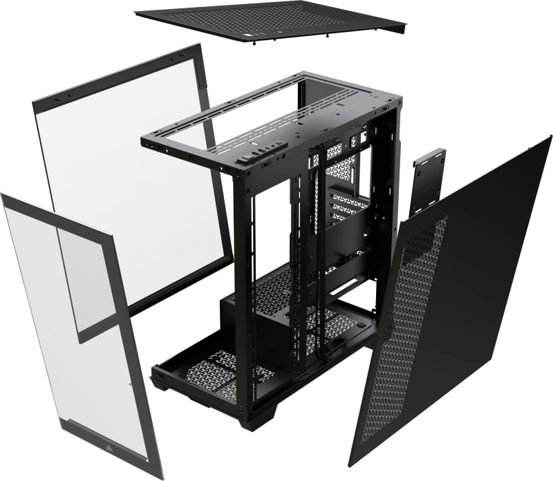 3500X Tempered Glass Mid-Tower PC Case - Black