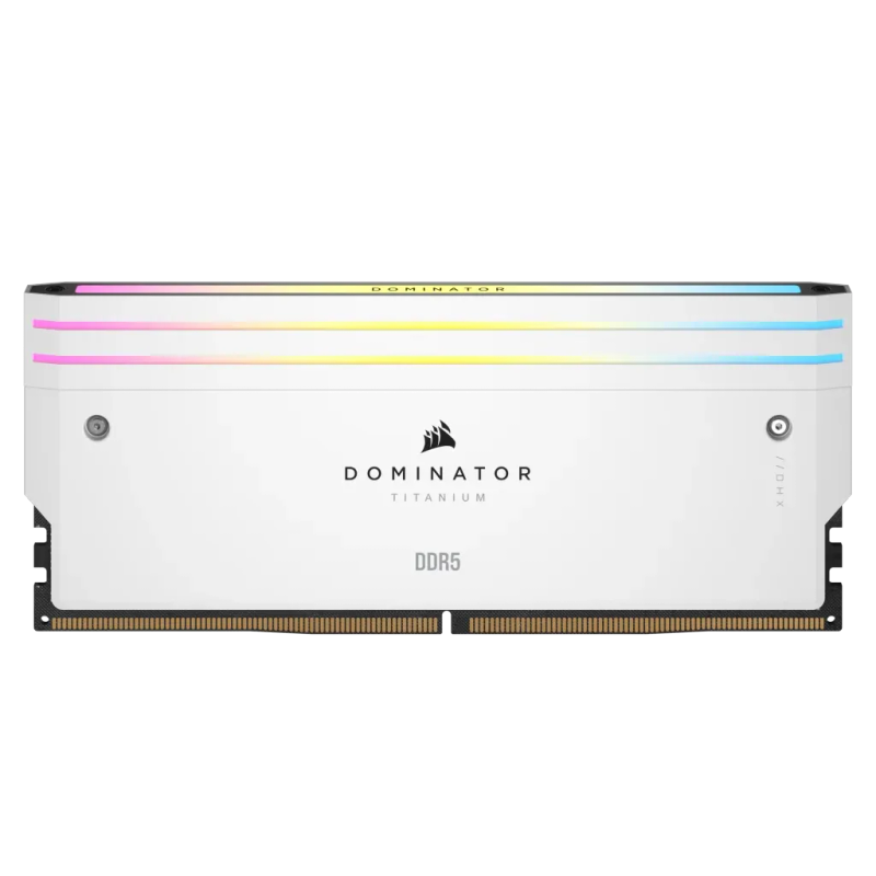 CORSAIR Dominator Titanium DDR5 32GB (2 x 16GB) 7200 CL34-44-44-96 - White