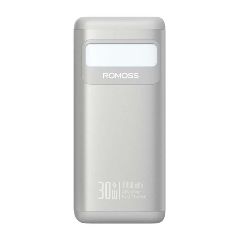 Romoss PMT30 30000mAh 30W Fast Charge Power Bank - Silver