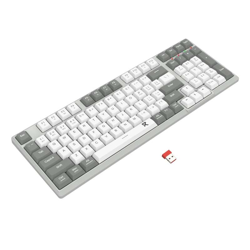 REDRAGON KB SCISSOR KEY Wireless Keyboard - Black and White