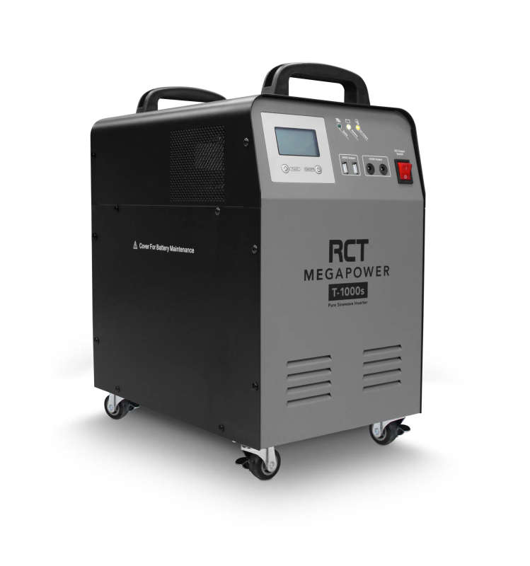 RCT MegaPower 1KVA/1000W Inverter Trolley with 1 x 100AH Gel Battery