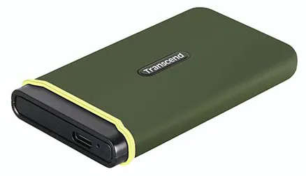 TRANSCEND 500GB ESD380C USB3.2 Gen 2X2 TYPE C (USB 20Gbps) &amp; A PORTABLE SSD. Read up to 2000M...