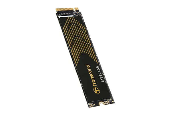 TRANSCEND 1 TB MTE245S PCI-E  GEN 4X4 M.2 NVMe 2280 SSD 3D TLC - 5300 MB/s Read 4600 MB/s Write -...
