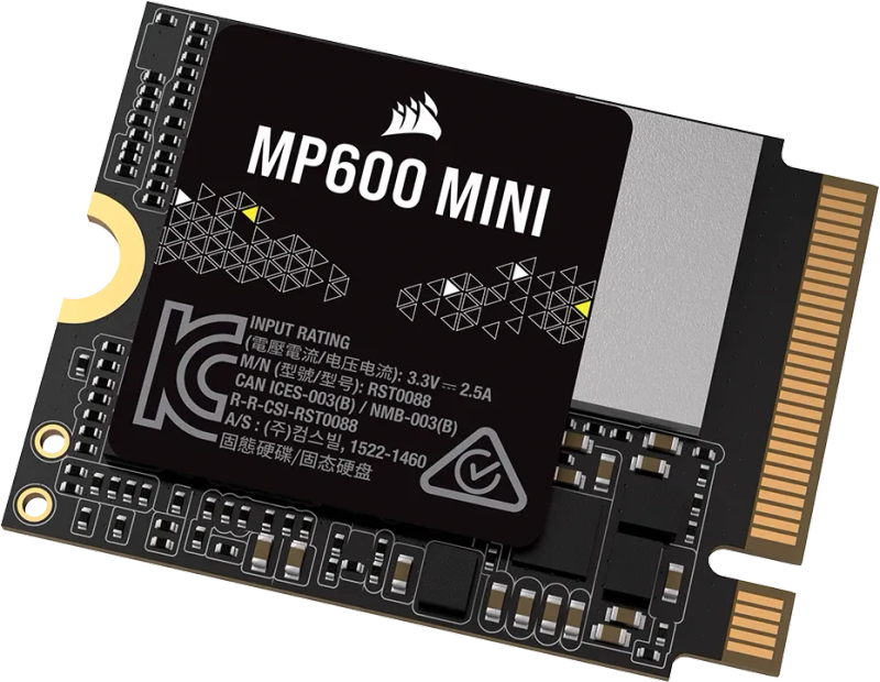 Corsair MP600 MINI 1TB M.2 NVMe PCIe Gen. 4 x4 SSD; Read Up To 5000MB/s; Write up to 3800MB/s