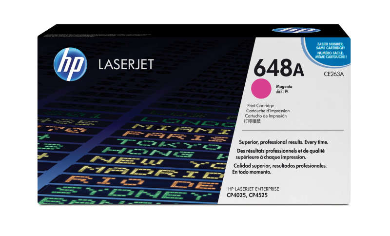 HP 648A Magenta Original LaserJet Toner Cartridge;11;000 pages(Colour LaserJet CLJ CP4525)