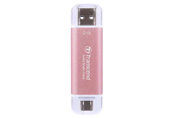 TRANSCEND 2 TB ESD310P USB3.2 TYPE A &amp; C (USB 10Gbps) OTG COMPACT PORTABLE SSD  - Read 1050MB...