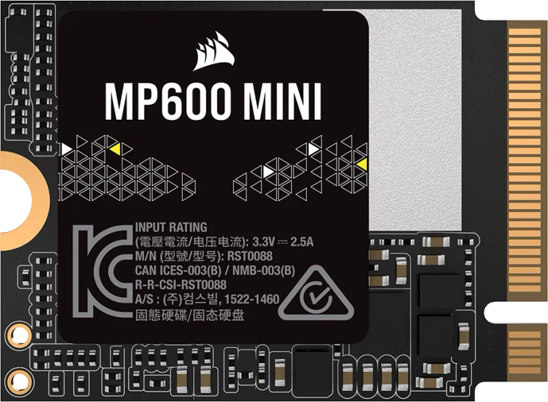Corsair MP600 MINI 1TB M.2 NVMe PCIe Gen. 4 x4 SSD; Read Up To 5000MB/s; Write up to 3800MB/s
