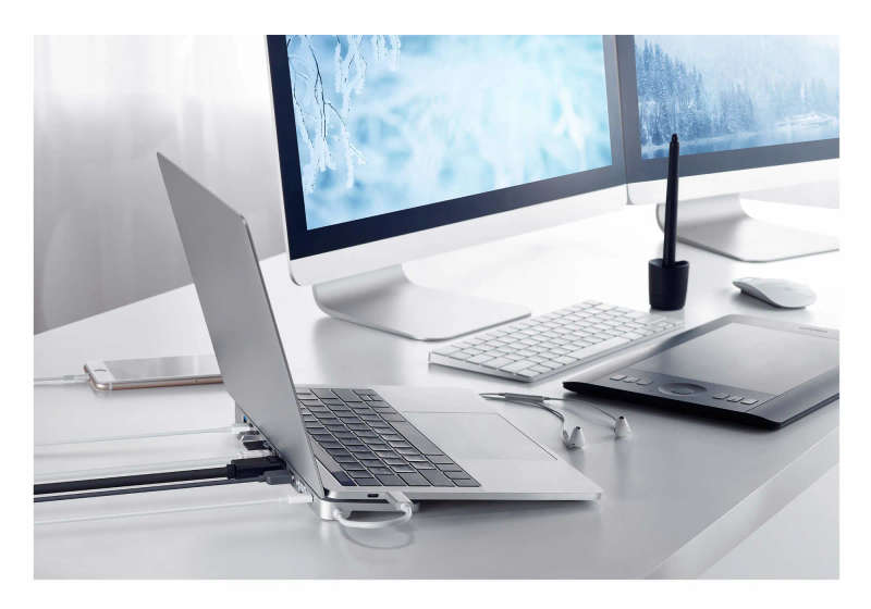 ATEN Dock; USB-C Multiport Dock with Power Pass-Through.