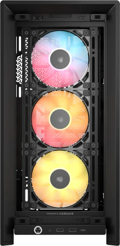 FRAME 4000D RS ARGB Mid-Tower PC Case; 3x RS ARGB PWM Fans; Black.