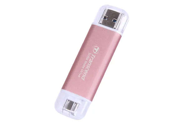 TRANSCEND 512 GB ESD310P USB3.2 TYPE A &amp; C (USB 10Gbps) OTG COMPACT PORTABLE SSD  - Read 1050...