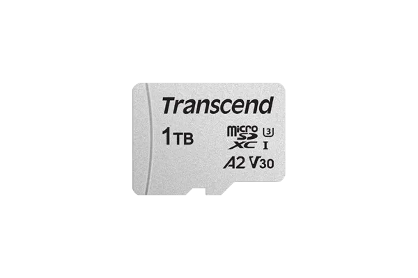 TRANSCEND 1 TB MICRO SDXC C10 UHS-I U3 V30 A2 WITH SD ADAPTOR