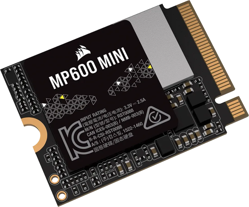 Corsair MP600 MINI 1TB M.2 NVMe PCIe Gen. 4 x4 SSD; Read Up To 5000MB/s; Write up to 3800MB/s