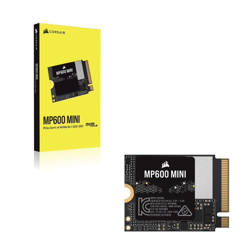 Corsair MP600 MINI 1TB M.2 NVMe PCIe Gen. 4 x4 SSD; Read Up To 5000MB/s; Write up to 3800MB/s