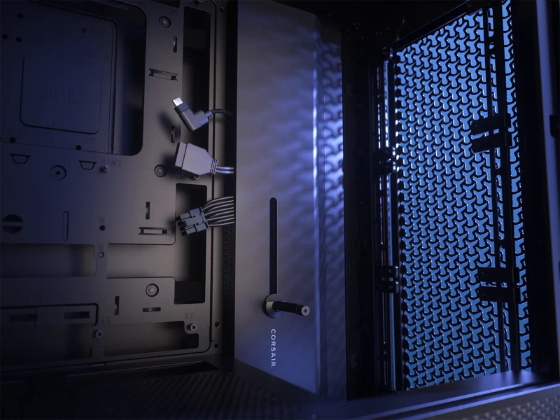 FRAME 4000D Mid-Tower PC Case; No Fans - Black.