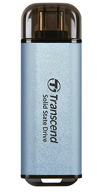 TRANSCEND 512 GB ESD300C USB3.2 TYPE C (USB 10Gbps) OTG COMPACT PORTABLE SSD  - Read 1050MB/s Wri...