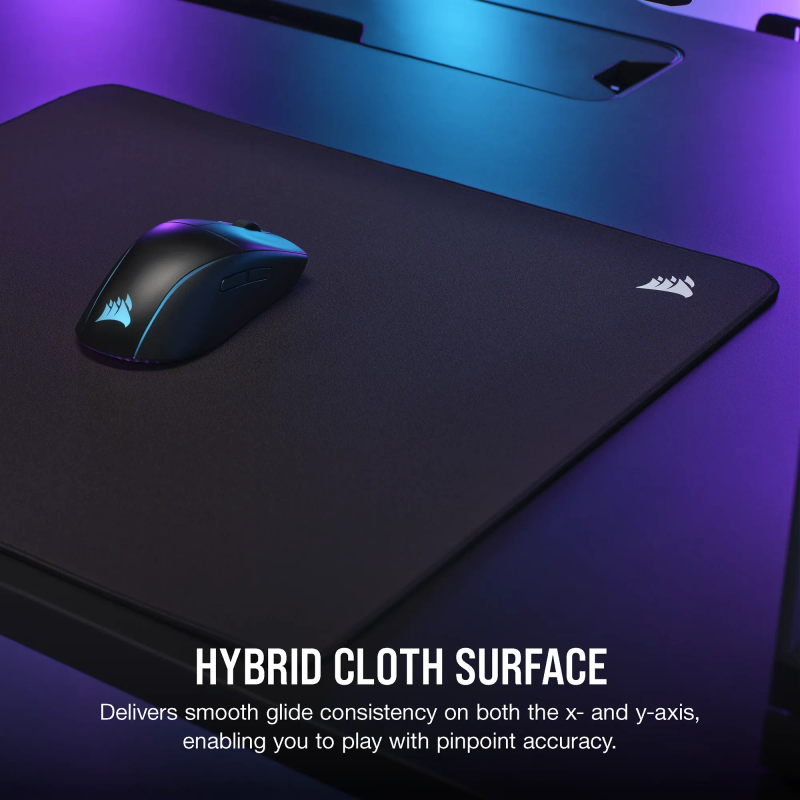 MM500 v2 Hybrid Cloth Gaming Mouse Pad - Large; Black; 450mm x 400mm